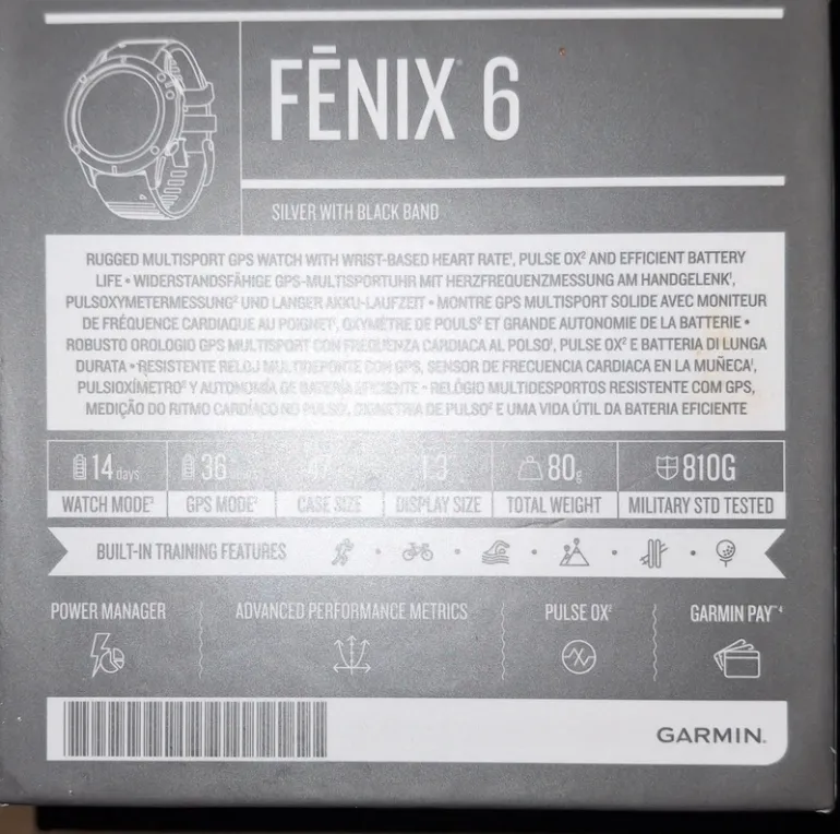 Used Garmin Fenix 6 bike — image 3 of 4