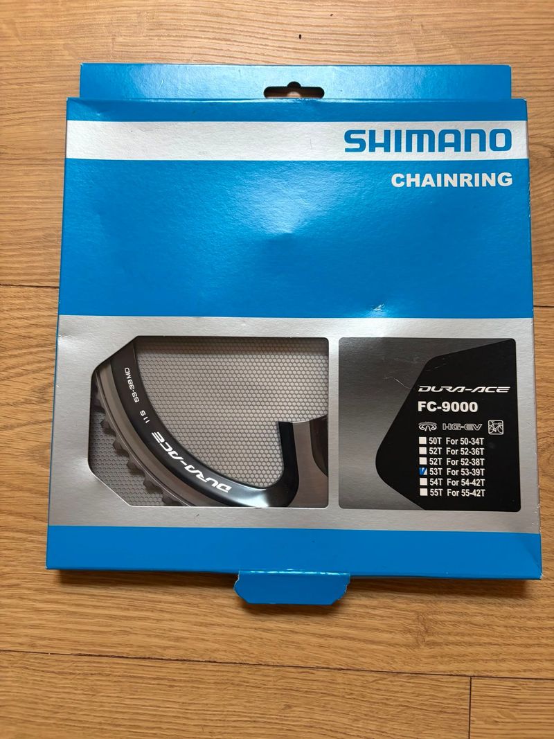 Tweedehands Shimano DURA ACE 11-speed Chainring FC-9000 53T (MD) Drivetrain & Pedals