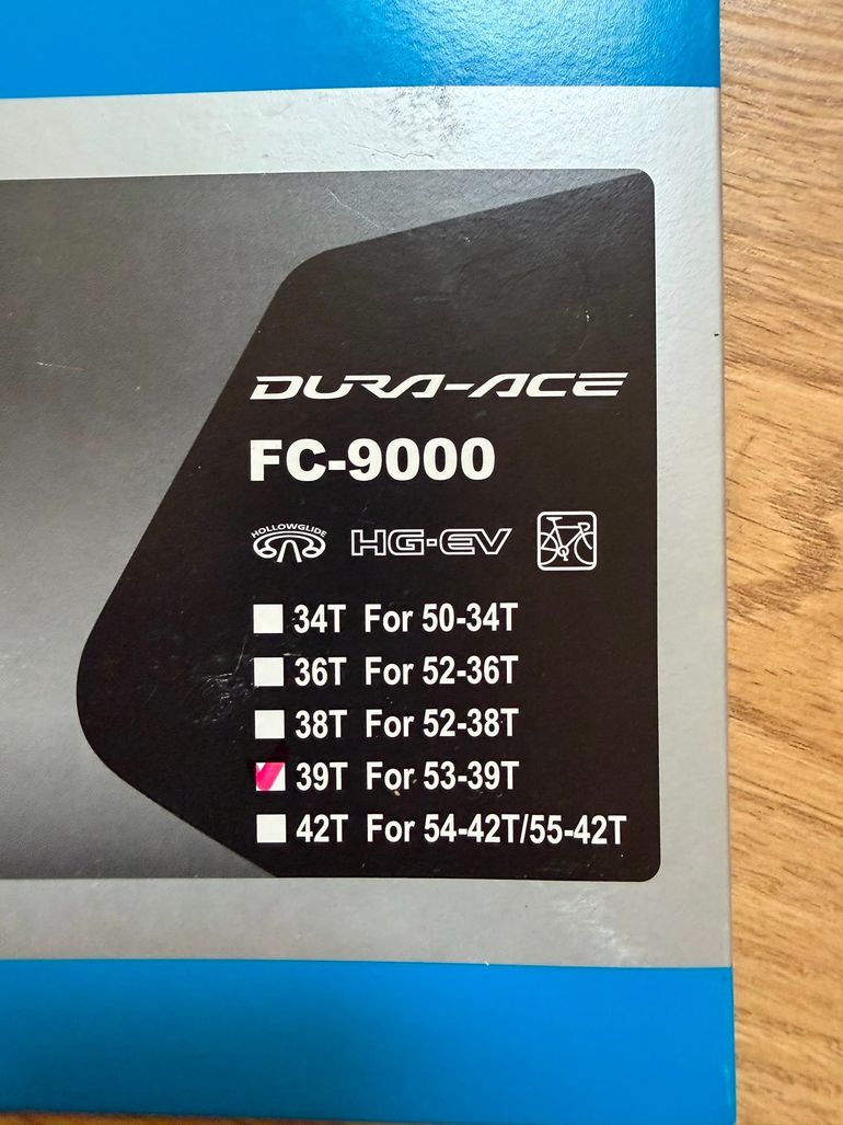 Shimano DURA ACE 11-speed Chainring FC-9000 39T bike d'occasion — image 2 sur 4