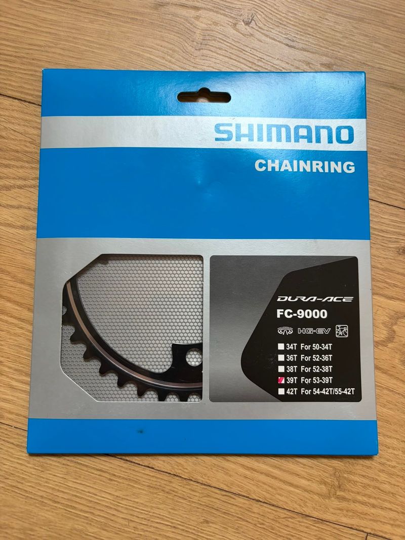 Tweedehands Shimano DURA ACE 11-speed Chainring FC-9000 39T Drivetrain & Pedals