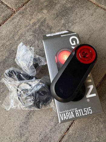Używany Garmin Varia RTL515 Rearview Radar Tail Light 2026 bike