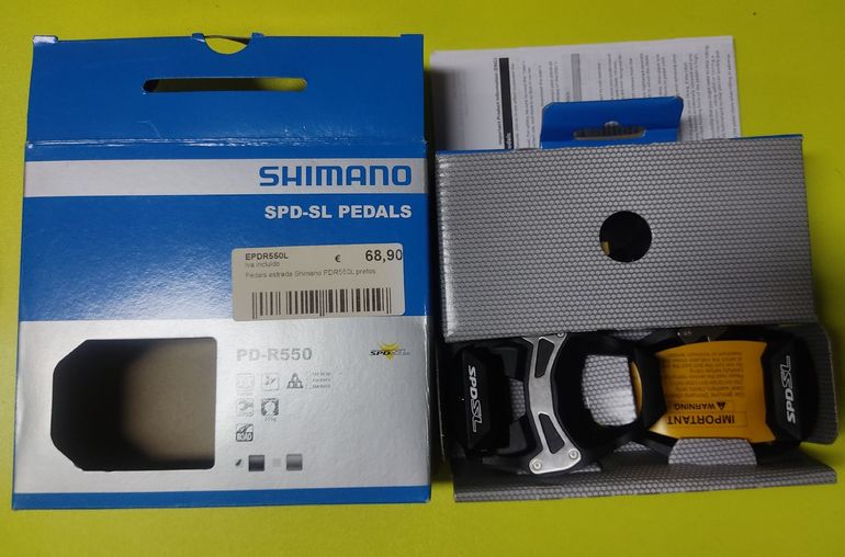 Used Shimano PD-R550 Pedals Pretos bike — image 7 of 10