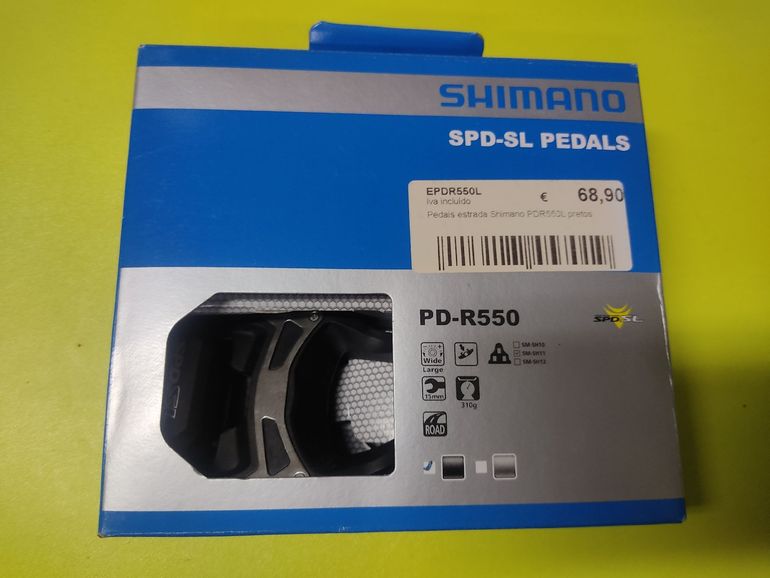 Used Shimano PD-R550 Pedals Pretos bike — image 3 of 10