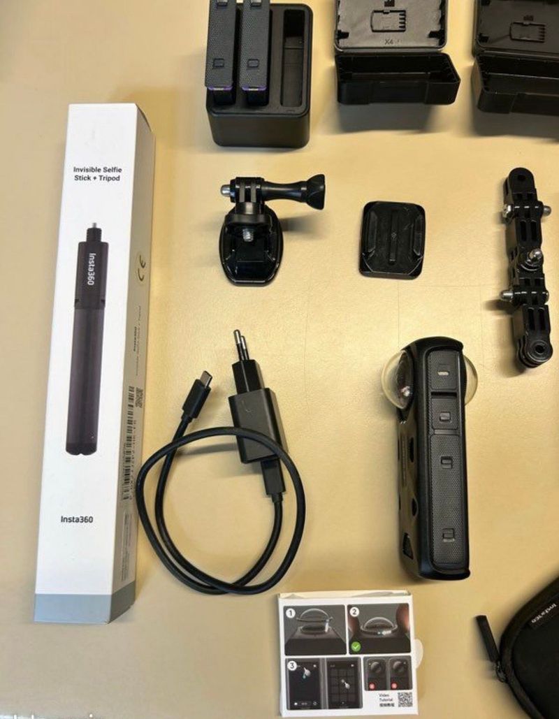 Used Insta360 X4 8K 360 Action Camera bike — image 3 of 3