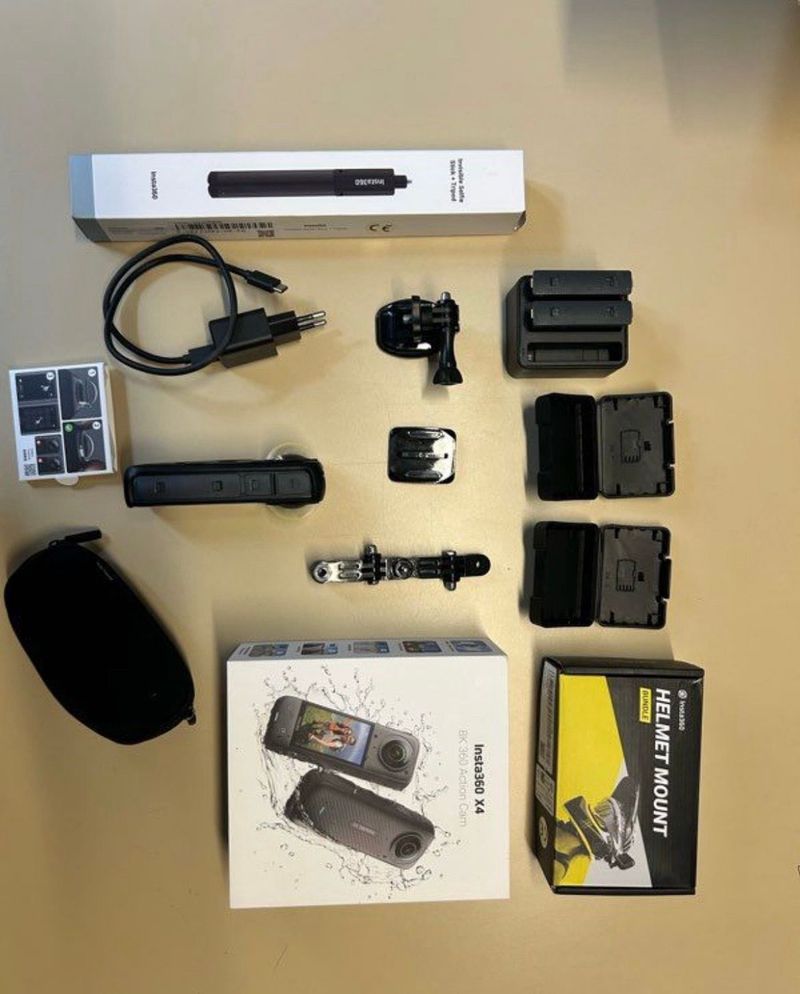 Used Insta360 X4 8K 360 Action Camera bike — image 2 of 3