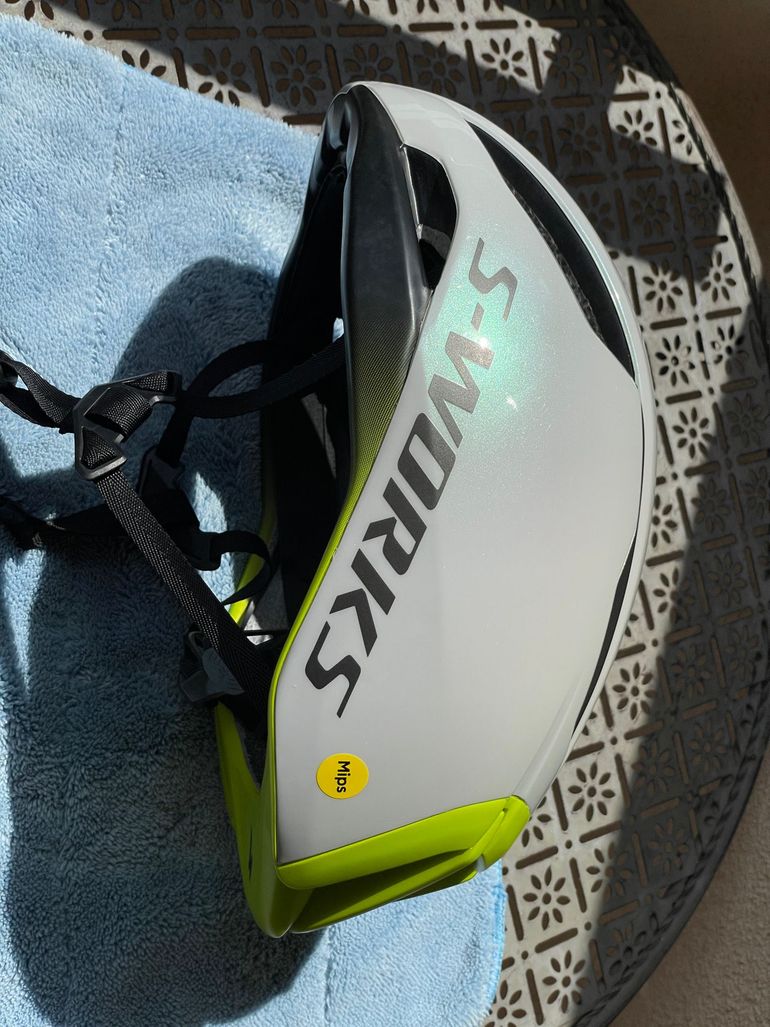 Used Specialized S-Works Evade 3 Hyper Dove Grey M 2025 bike — image 10 of 20