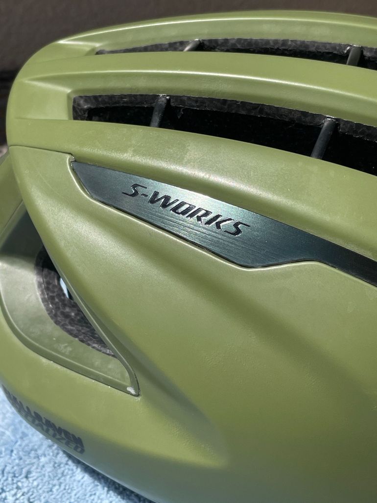 Used Specialized S-Works Prevail 3 Helmet Fjällräven Green Special Edition M 2025 bike — image 8 of 9