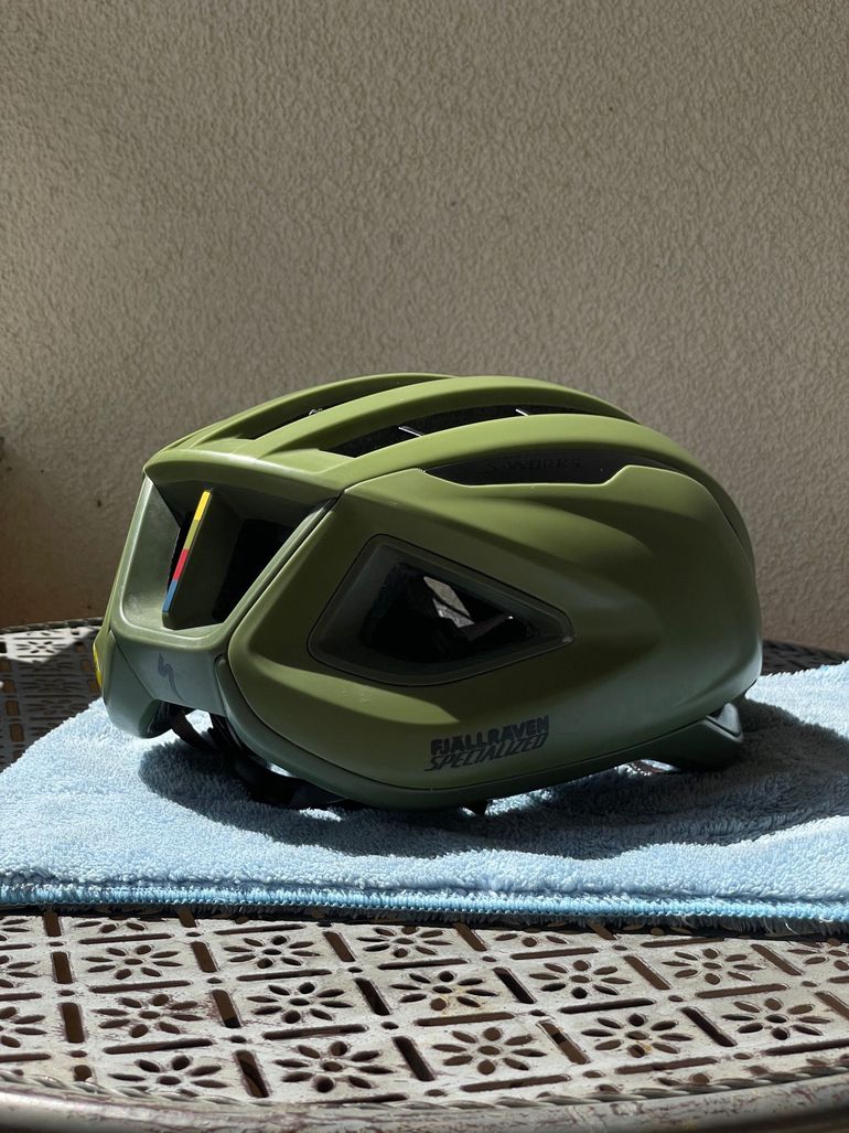 Used Specialized S-Works Prevail 3 Helmet Fjällräven Green Special Edition M 2025 bike — image 7 of 9