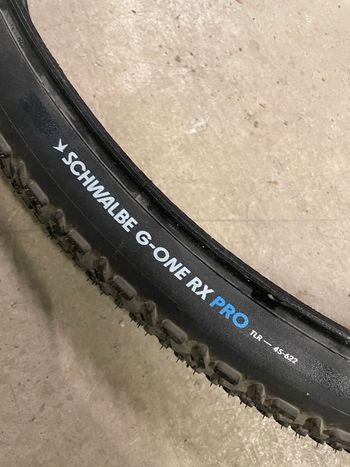 Used Schwalbe G-One RX PRO 50&45mm bike — image 3 of 4