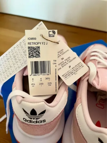 Orange Adidas Sportschuhe Sneaker rosa bike usato — immagine 5 di 6