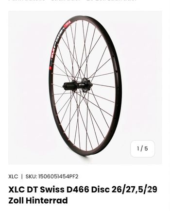 Used Dt Swiss D466 Disc 2025 bike