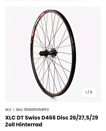 Brugt Dt Swiss D466 Disc 2025 Wheels