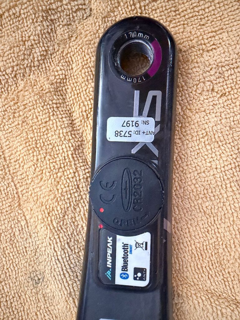 Used Sram Red 48/35 Crankset with power meter 2024 bike — image 4 of 5
