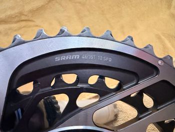 Used Sram Red 48/35 Crankset with power meter 2024 bike — image 2 of 5