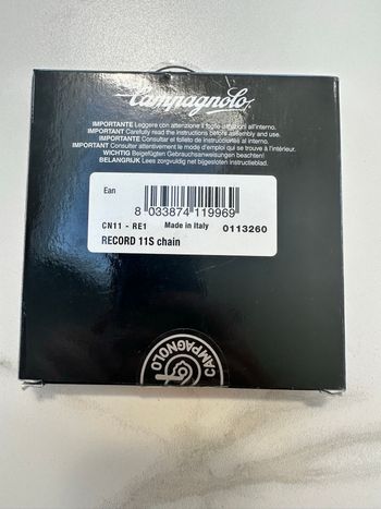 Campagnolo Record 11-Speed Chain bike d'occasion — image 4 sur 4