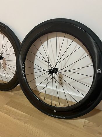 Used Black Inc FIFTY EIGHT Carbon Aero Wheelset 58 2026 bike — image 5 of 6