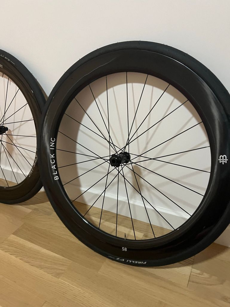 Used Black Inc FIFTY EIGHT Carbon Aero Wheelset 58 2026 bike — image 5 of 6