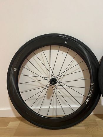 Used Black Inc FIFTY EIGHT Carbon Aero Wheelset 58 2026 bike — image 4 of 6