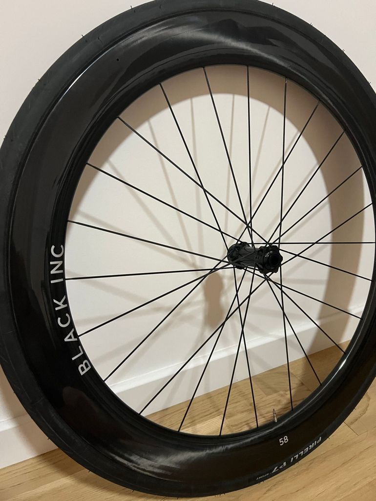 Used Black Inc FIFTY EIGHT Carbon Aero Wheelset 58 2026 bike — image 6 of 6
