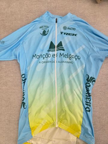 pacto Oficial Granfondo Monção e Melgaço Jersey Cycling Clothing usato