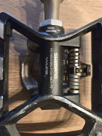 Brugt Shimano PD-T8000 Pedals bike — billede 4 af 5
