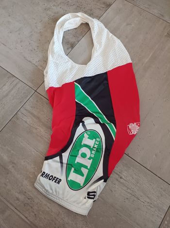Used Marcello Bergamo completo ciclismo squadra LPR composto da maglia, salopette e cappellino bike — image 4 of 6