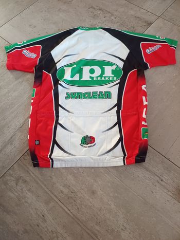 Used Marcello Bergamo completo ciclismo squadra LPR composto da maglia, salopette e cappellino bike — image 2 of 6