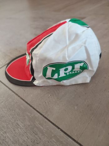 Used Marcello Bergamo completo ciclismo squadra LPR composto da maglia, salopette e cappellino bike — image 6 of 6