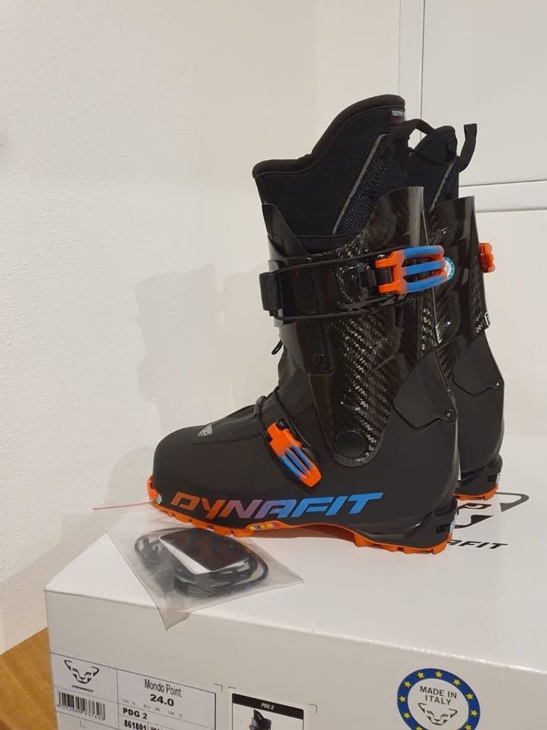 Dynafit PDG 2 Ski Touring Boots Size 24.0 Carbon bike usato — immagine 3 di 3