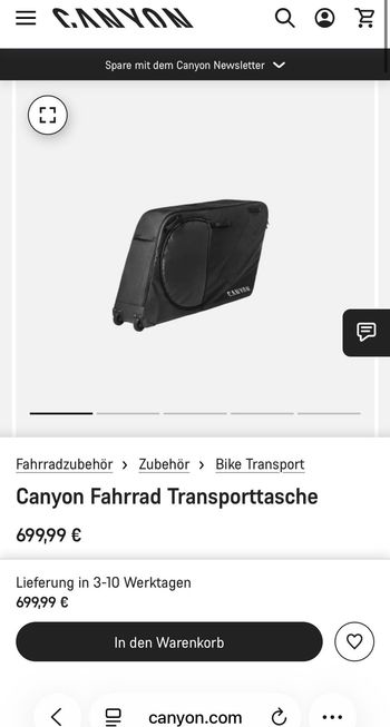 Used Canyon Fahrrad Transporttasche 2024 bike — image 11 of 11