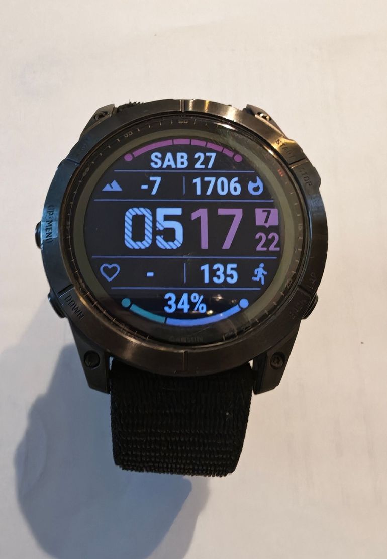 Gebrauchtes Garmin Fenix 7X Solar GPS Watch bike — Bild 2 von 3