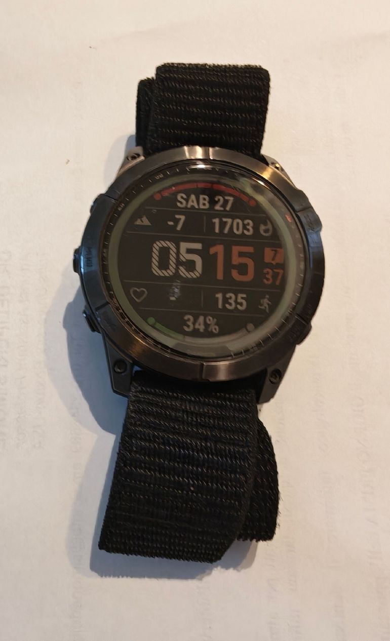 Gebrauchtes Garmin Fenix 7X Solar GPS Watch bike — Bild 3 von 3