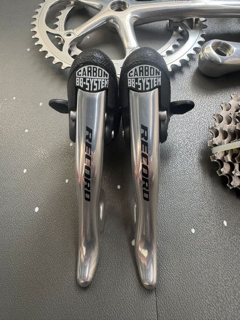 Used Campagnolo Record Titanium 9 Marco Pantani 1999 bike — image 10 of 10