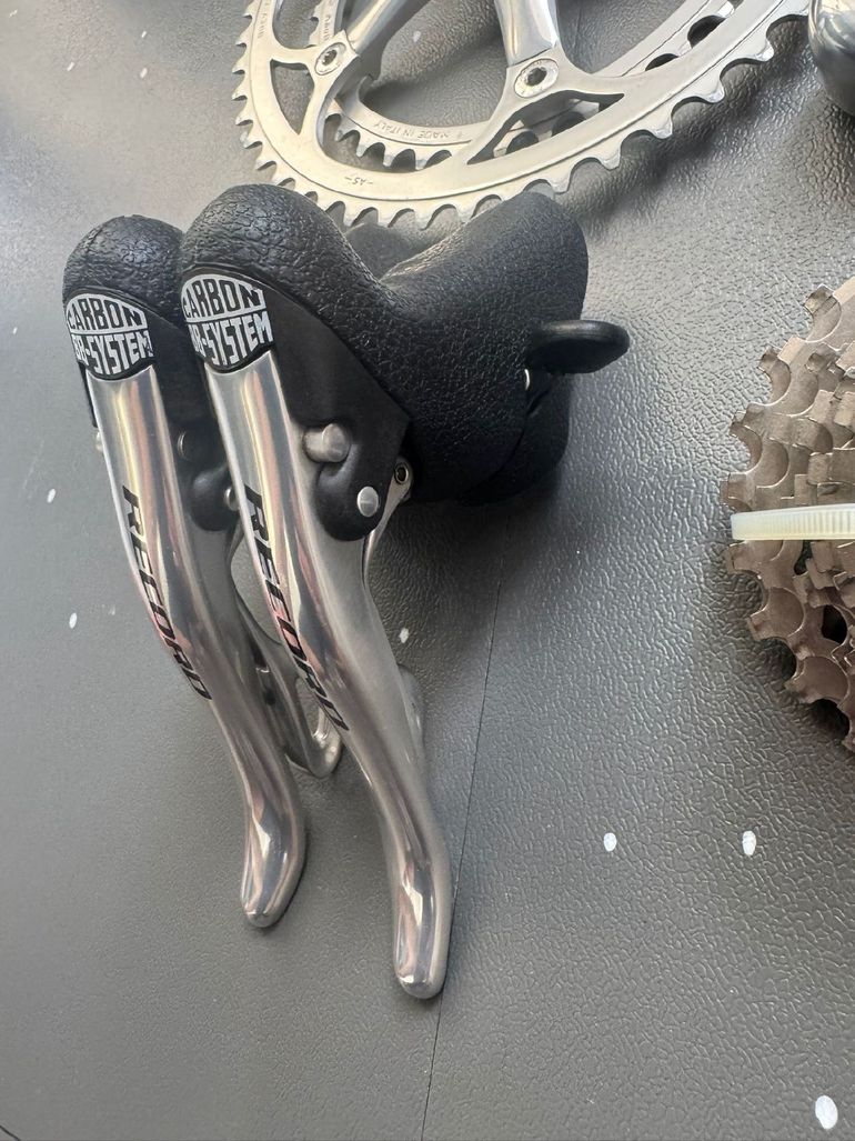 Used Campagnolo Record Titanium 9 Marco Pantani 1999 bike — image 9 of 10