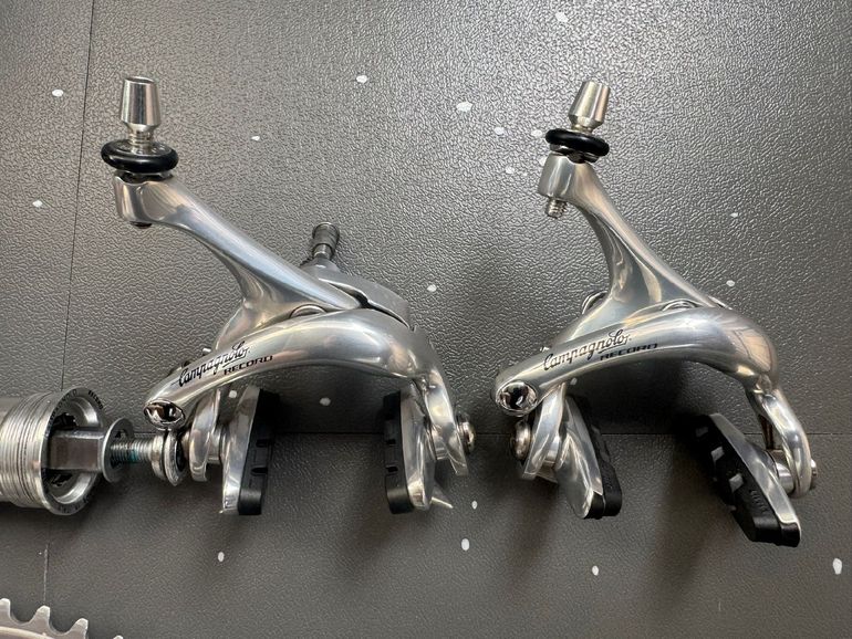 Used Campagnolo Record Titanium 9 Marco Pantani 1999 bike — image 3 of 10