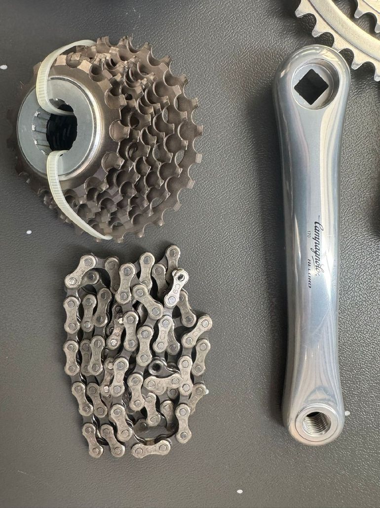 Used Campagnolo Record Titanium 9 Marco Pantani 1999 bike — image 7 of 10