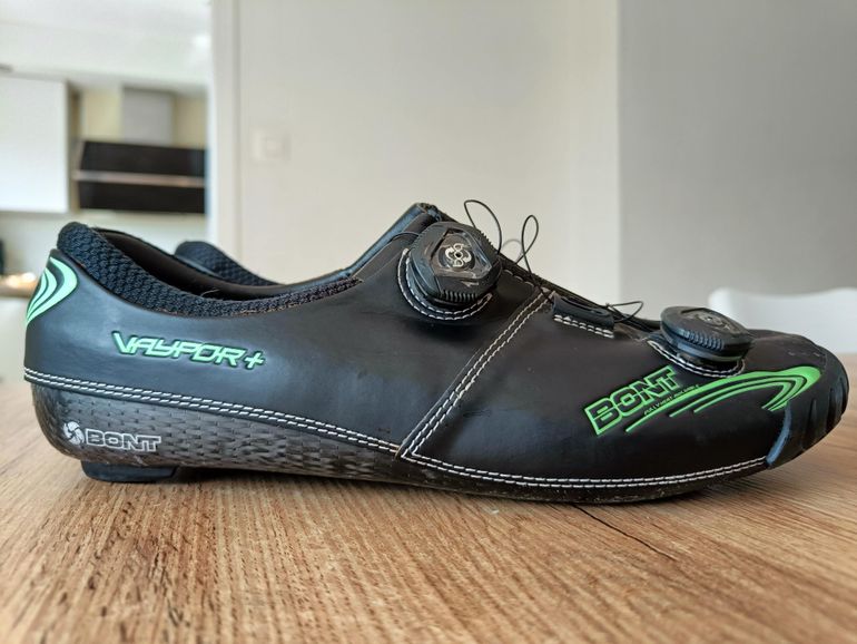 Used Bont Vaypor+ Road Track Cycling Shoes EU44.5 US10.5 UK9.5 280mm Carbon BOA 2020 bike — image 1 of 20