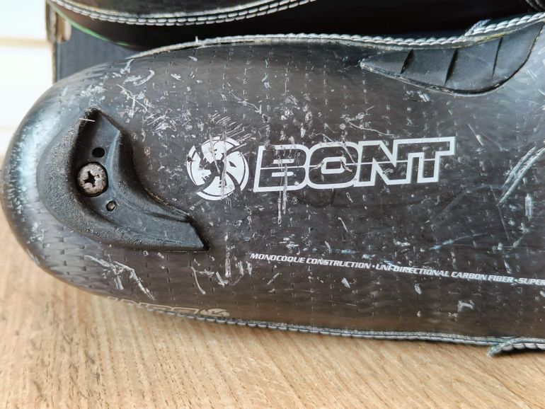 Used Bont Vaypor+ Road Track Cycling Shoes EU44.5 US10.5 UK9.5 280mm Carbon BOA 2020 bike — image 10 of 20