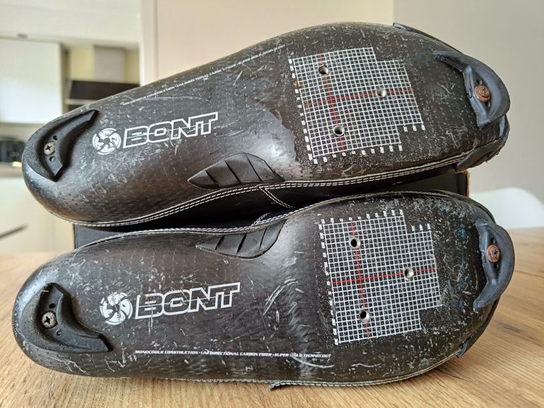 Used Bont Vaypor+ Road Track Cycling Shoes EU44.5 US10.5 UK9.5 280mm Carbon BOA 2020 bike — image 8 of 20