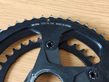 Rotor Vegast Crankset 172.5mm 50/34T Round Chainrings 30mm Axle & BB Bearings 2021 bike d'occasion — image 33 sur 51