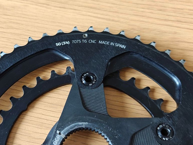 Rotor Vegast Crankset 172.5mm 50/34T Round Chainrings 30mm Axle & BB Bearings 2021 bike d'occasion — image 33 sur 51