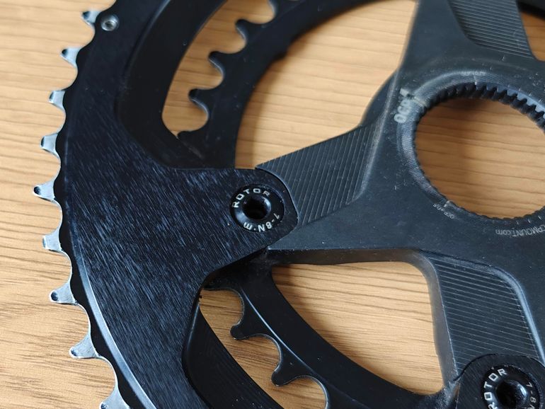 Rotor Vegast Crankset 172.5mm 50/34T Round Chainrings 30mm Axle & BB Bearings 2021 bike d'occasion — image 37 sur 51