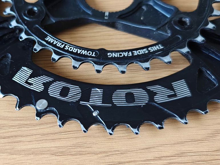 Rotor Vegast Crankset 172.5mm 50/34T Round Chainrings 30mm Axle & BB Bearings 2021 bike d'occasion — image 45 sur 51