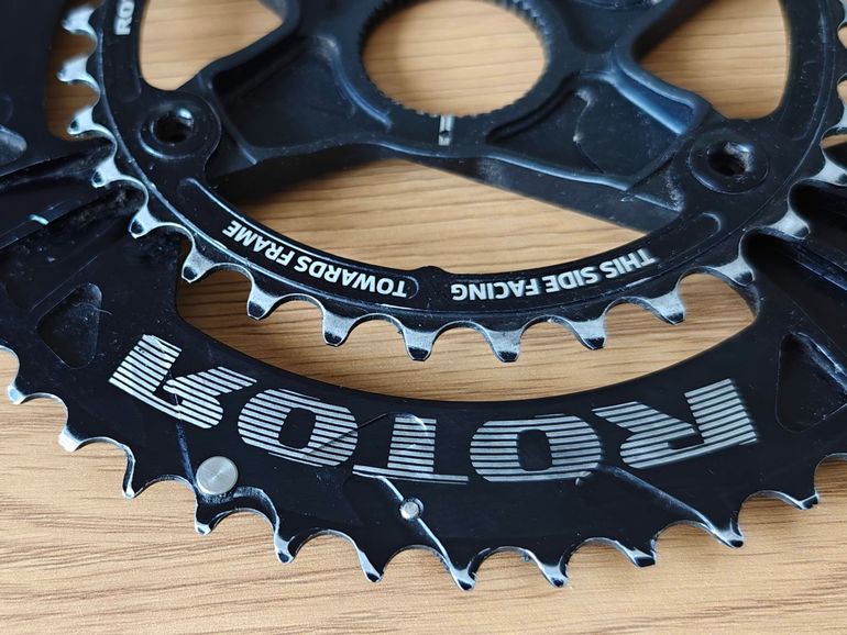 Rotor Vegast Crankset 172.5mm 50/34T Round Chainrings 30mm Axle & BB Bearings 2021 bike d'occasion — image 42 sur 51