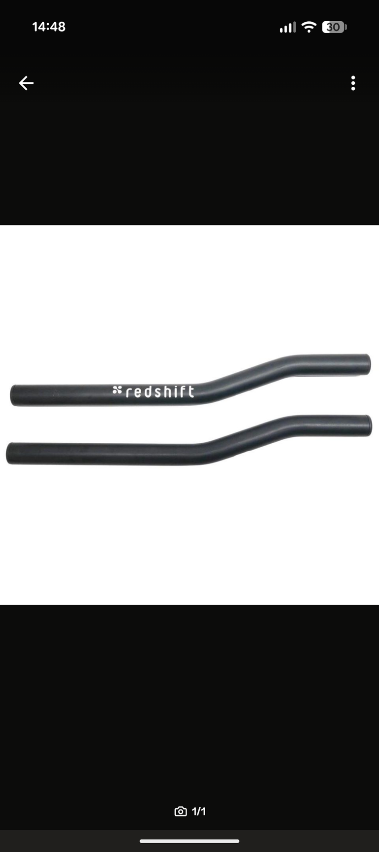 Used Redshift Sports Extensions for Quick-Release Clip-on Aerobar S-Bend 2026 bike — image 2 of 2