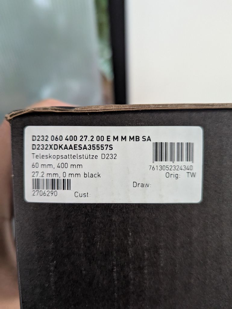 Używany Dt Swiss D 232 Dropper Post bike — zdjęcie 5 z 5
