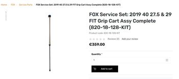 Fox 40 Performance Grip Cartridge bike d'occasion — image 4 sur 4