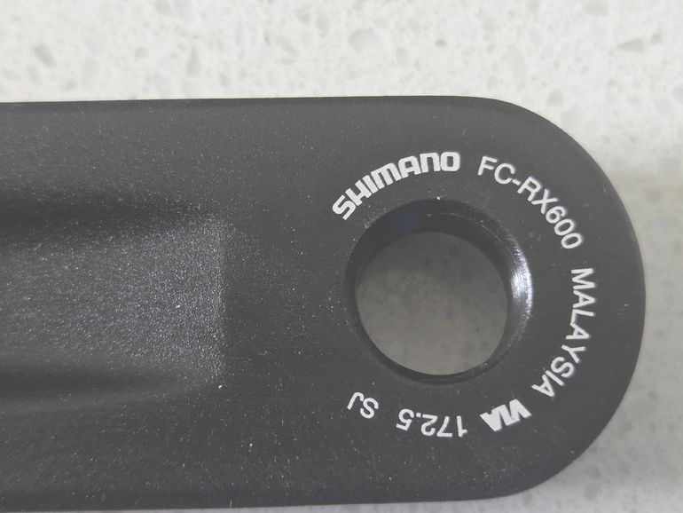 Shimano GRX RX600 Crankset 46/30 172.5mm bike de segunda mano — imagen 2 de 3