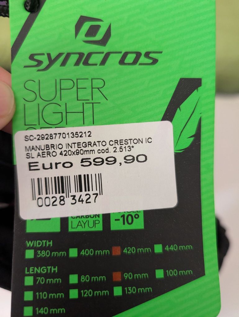 Použité Syncros Creston iC SL Aero Integrated Cockpit 2026 bike — obrázek 7 z 12