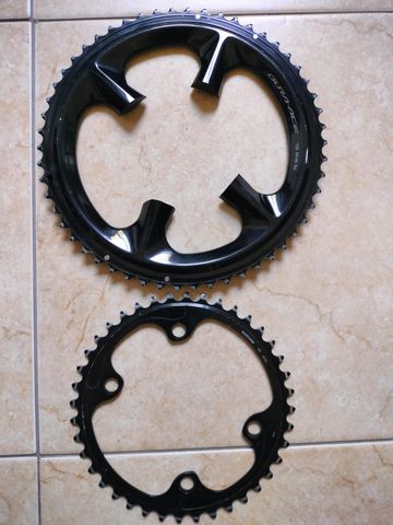 Brugt Shimano Dura-Ace FC-R9200 12v 54/40T NJ 2025 Drivetrain & Pedals
